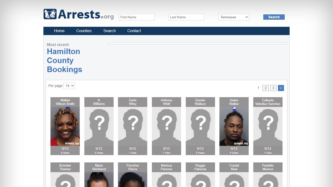 Hamilton County Arrests and Inmate Search